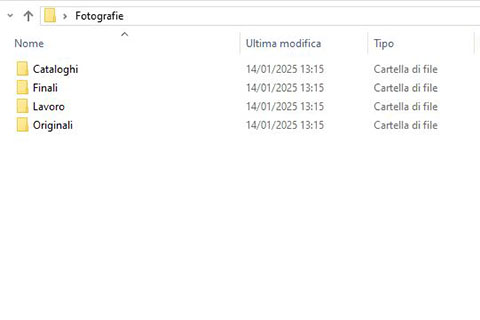 Lezione online ul workflow da adottare con lightroom